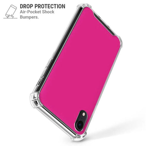 Magenta iPhone XR Clear Case