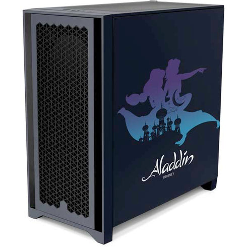 Disney Aladdin Magic Carpet Ride Corsair 4000D Tempered Glass Mid-Tower ATX Case Skin