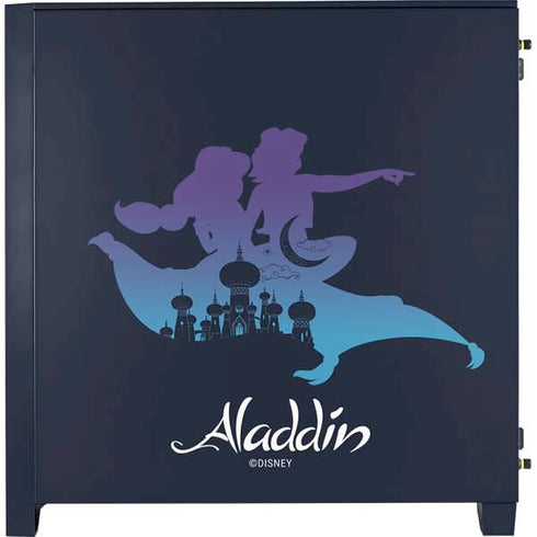 Disney Aladdin Magic Carpet Ride Corsair 4000D Tempered Glass Mid-Tower ATX Case Skin