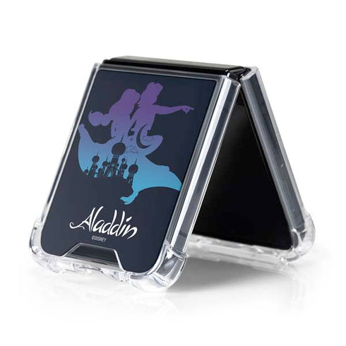Disney Aladdin Magic Carpet Ride Galaxy Z Flip5 5G Clear Case