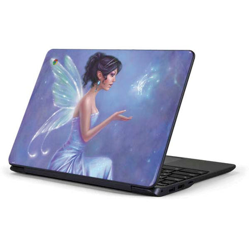 Rachel Anderson Magical Butterfly Fairy Samsung Chromebook Skin
