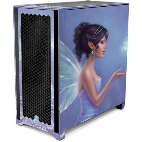Rachel Anderson Magical Butterfly Fairy Corsair 4000D Tempered Glass Mid-Tower ATX Case Skin