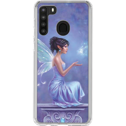 Rachel Anderson Magical Butterfly Fairy Galaxy A21 Clear Case