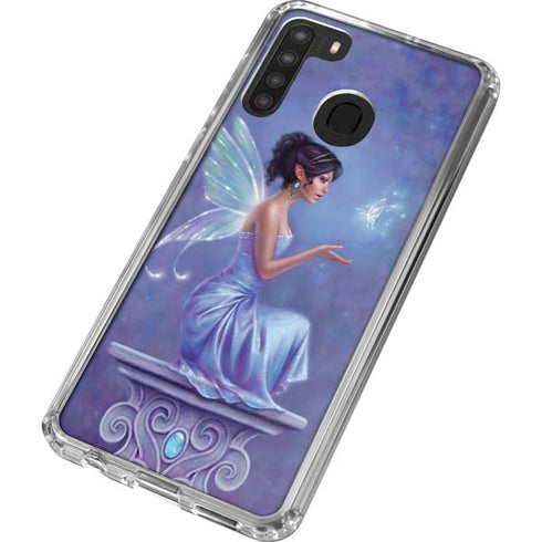 Rachel Anderson Magical Butterfly Fairy Galaxy A21 Clear Case