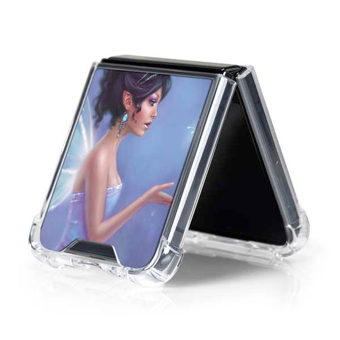 Magical Butterfly Fairy by Rachel Anderson Galaxy Z Flip5 5G Clear Case