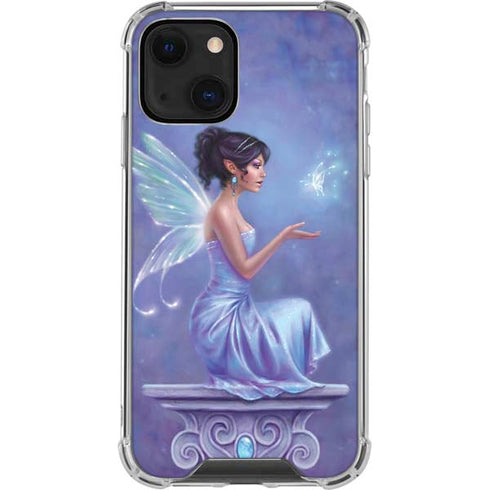 Rachel Anderson Magical Butterfly Fairy iPhone 14 Plus Clear Case