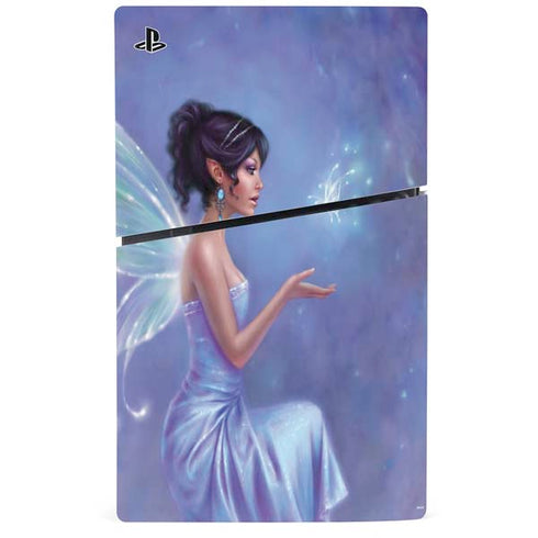 Magical Butterfly Fairy by Rachel Anderson PS5 Slim Digital Edition Bundle Skin