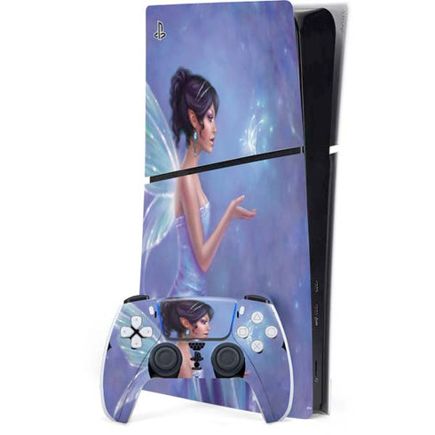 Magical Butterfly Fairy by Rachel Anderson PS5 Slim Digital Edition Console Skin