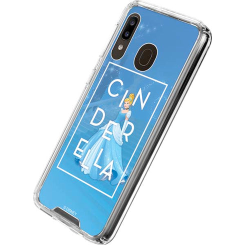 Disney Princess Magical Cinderella Galaxy A30 Clear Case