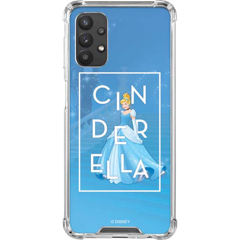 Disney Princess Magical Cinderella Galaxy A32 5G Clear Case