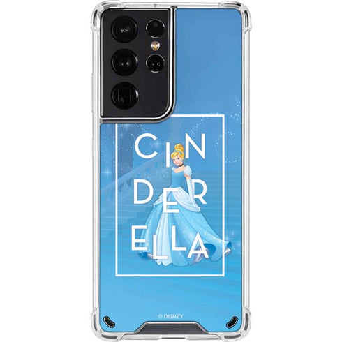 Disney Princess Magical Cinderella Galaxy S21 Ultra 5G Clear Case