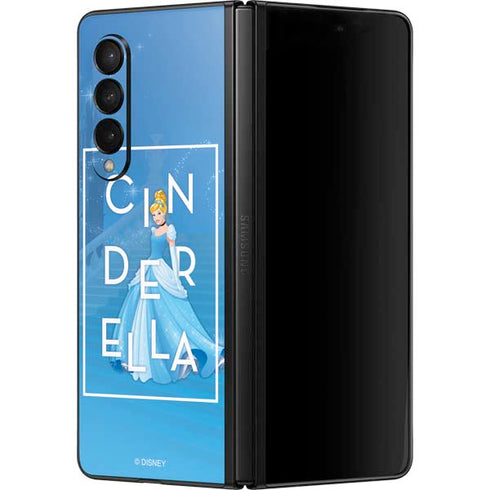 Disney Princess Magical Cinderella Galaxy Z Fold3 5G Skin