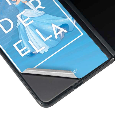 Disney Princess Magical Cinderella Galaxy Z Fold3 5G Skin