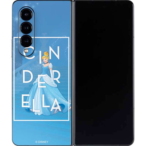 Disney Princess Magical Cinderella Galaxy Z Fold4 5G Skin