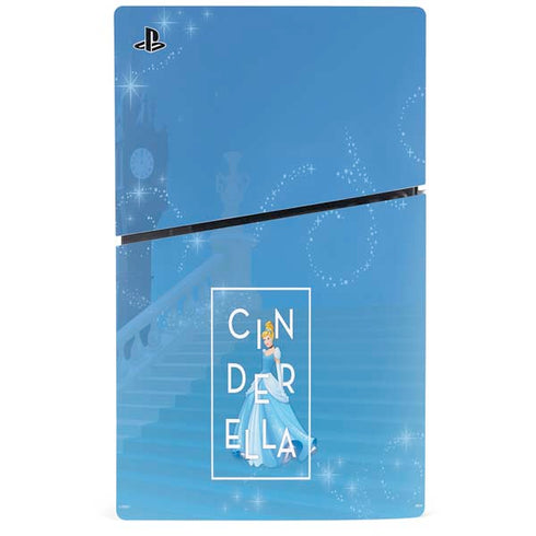 Disney Princess Magical Cinderella PS5 Slim Digital Edition Bundle Skin