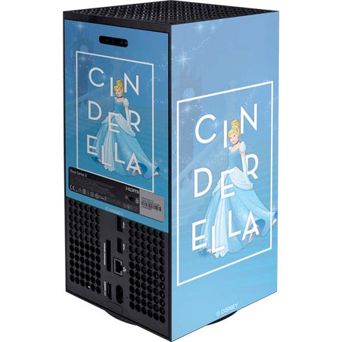 Disney Princess Magical Cinderella Xbox Series X Console Skin