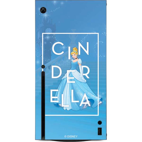 Disney Princess Magical Cinderella Xbox Series X Console Skin