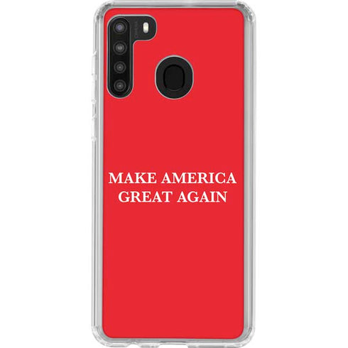 Make American Great Again Galaxy A21 Clear Case