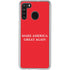 Make American Great Again Galaxy A21 Clear Case