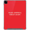 Make American Great Again iPad Pro 12.9in (2020) Clear Case