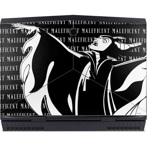 Disney Villains Maleficent Black and White Dell Alienware Skin