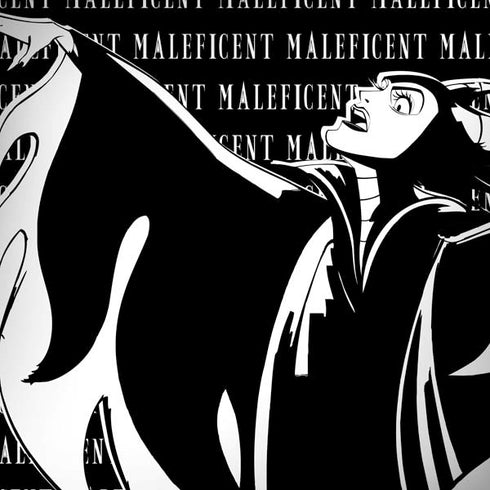 Disney Villains Maleficent Black and White Dell Alienware Skin