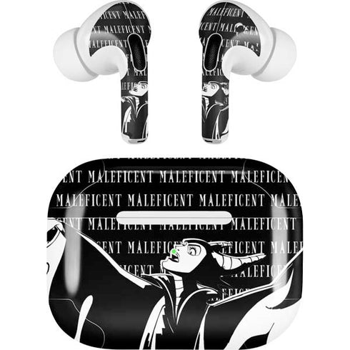 Disney Villains Maleficent Black and White Apple AirPods Pro Skin