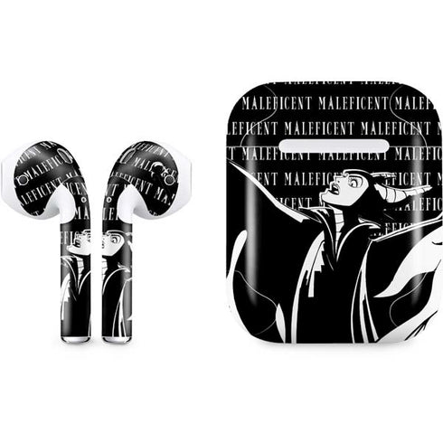 Disney Villains Maleficent Black and White Apple AirPods Skin