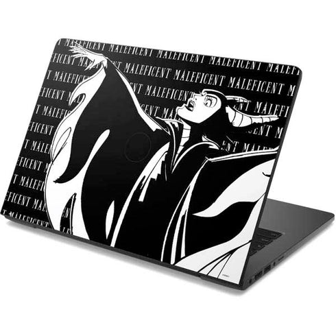 Disney Villains Maleficent Black and White Dell Chromebook Skin