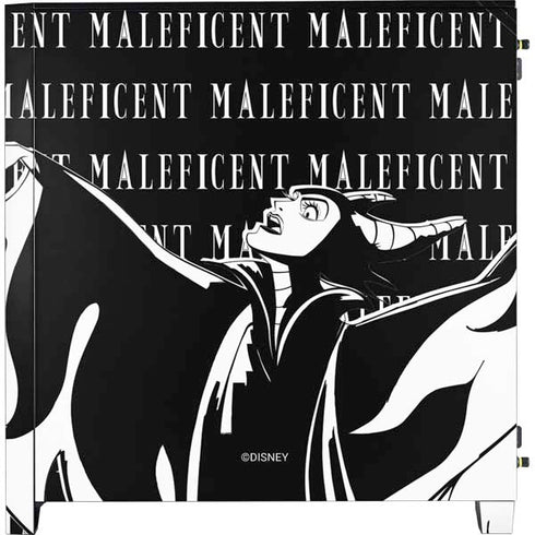 Disney Villains Maleficent Black and White Corsair 4000D Tempered Glass Mid-Tower ATX Case Skin