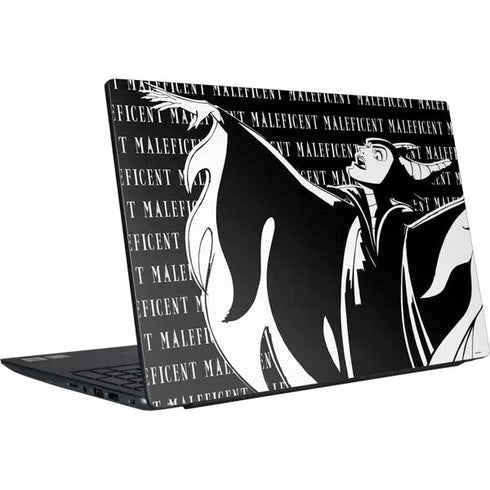 Disney Villains Maleficent Black and White Dell Vostro Skin