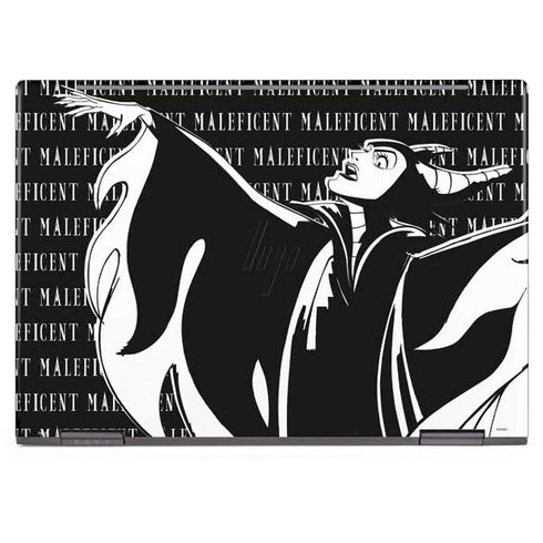 Disney Villains Maleficent Black and White HP Envy Skin