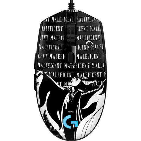 Disney Villains Maleficent Black and White G203 Prodigy RGB Wired Gaming Mouse Skin