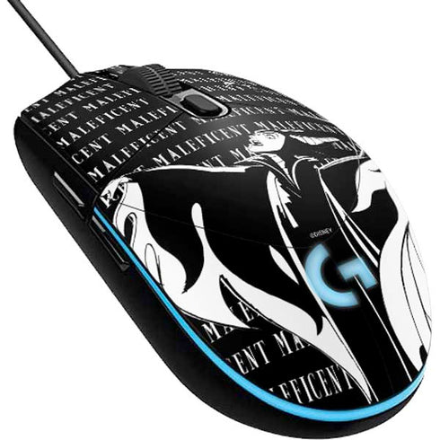 Disney Villains Maleficent Black and White G203 Prodigy RGB Wired Gaming Mouse Skin