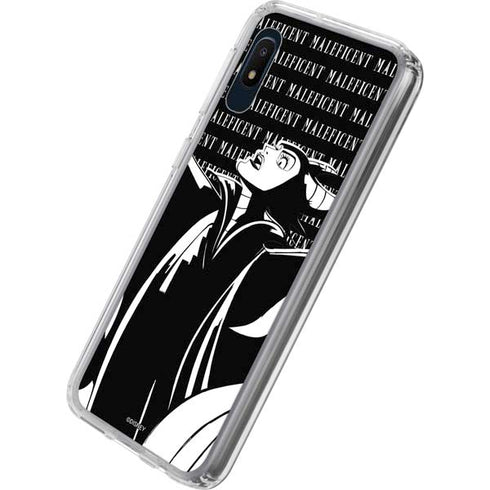 Disney Villains Maleficent Black and White Galaxy A10e Clear Case