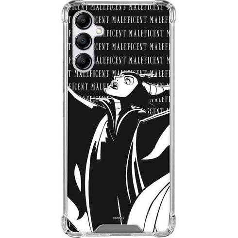 Disney Villains Maleficent Black and White Galaxy A14 5G Clear Case