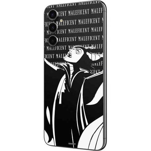Disney Villains Maleficent Black and White Galaxy A14 5G Skin