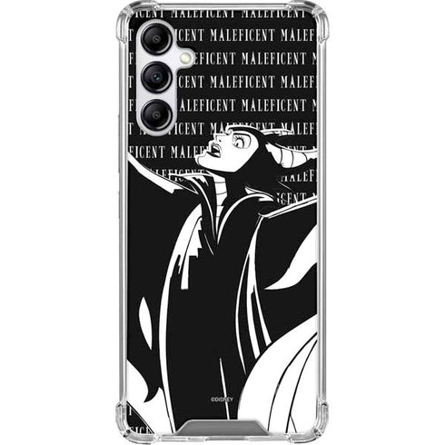 Disney Villains Maleficent Black and White Galaxy A15 5G Clear Case