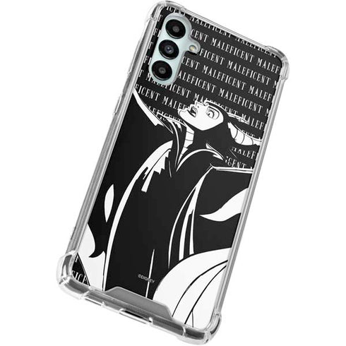 Disney Villains Maleficent Black and White Galaxy A15 5G Clear Case
