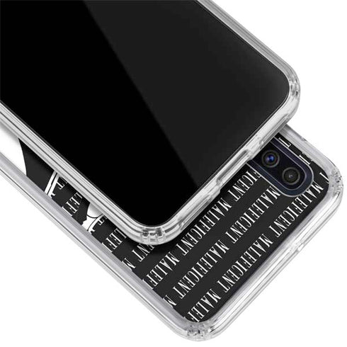 Disney Villains Maleficent Black and White Galaxy A50 Clear Case