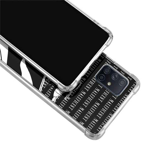 Disney Villains Maleficent Black and White Galaxy A51 5G Clear Case