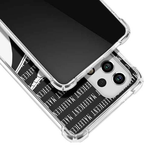 Disney Villains Maleficent Black and White Galaxy A53 5G Clear Case
