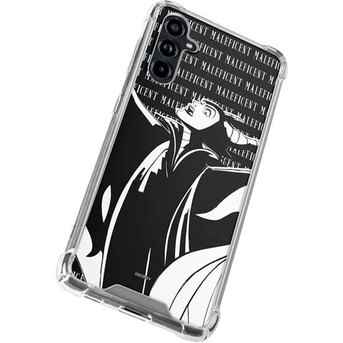 Disney Villains Maleficent Black and White Galaxy A54 5G Clear Case