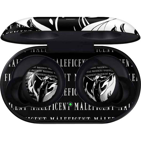 Disney Villains Maleficent Black and White Galaxy Buds Skin