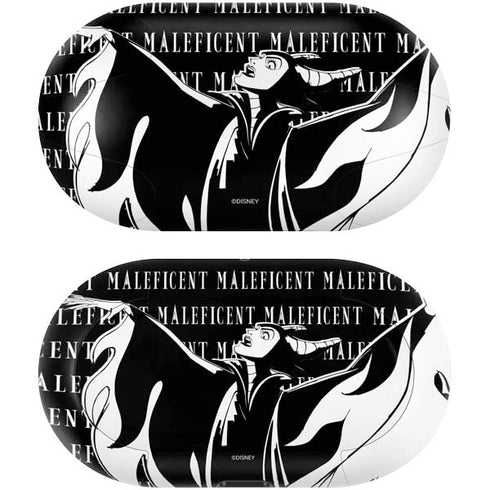 Disney Villains Maleficent Black and White Galaxy Buds Skin