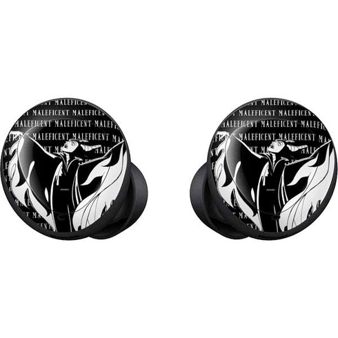 Disney Villains Maleficent Black and White Galaxy Buds Skin