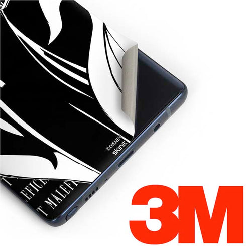 Disney Villains Maleficent Black and White Galaxy Note 9 Skin