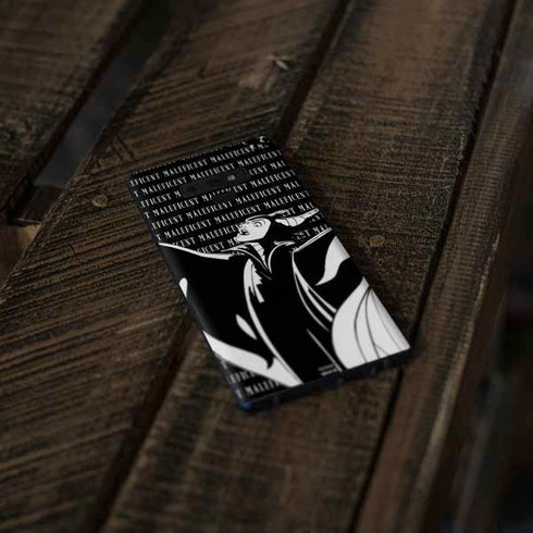 Disney Villains Maleficent Black and White Galaxy Note 9 Skin