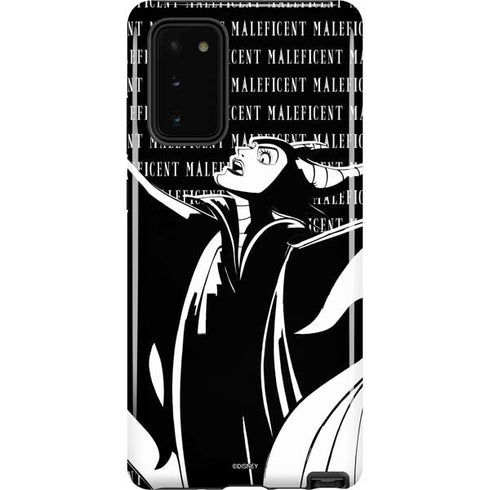 Disney Villains Maleficent Black and White Galaxy Note20 5G Pro Case