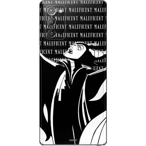 Disney Villains Maleficent Black and White Galaxy Note20 5G Skin